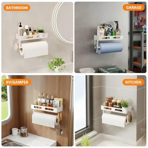 Paper Towel Holder Wall Mount for Kitchen, Paper Towel Holder - Image 3
