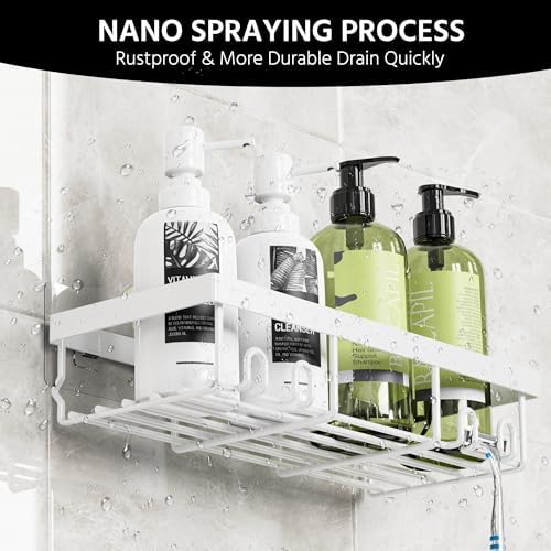 Moforoco 3-Pack Shower Caddy Basket Shelf - Image 5