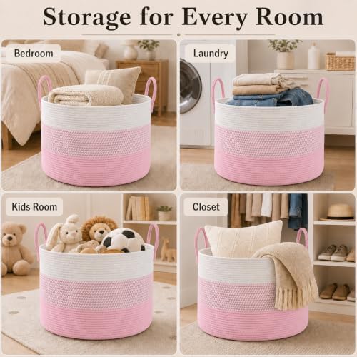 JMvicyroam 115L Extra Large Blanket Basket - Image 5