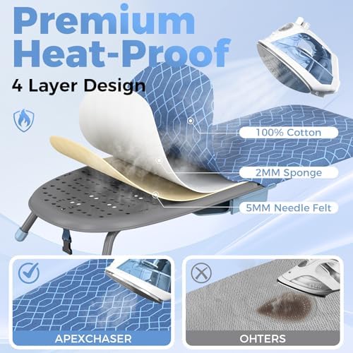 APEXCHASER Small Ironing Board - Image 4