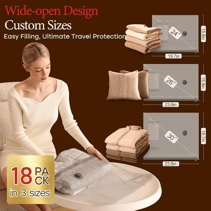 Vacbird Travel Vacuum Bags - Image 3