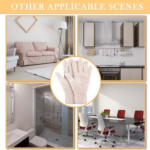 Patelai 3 Pairs Microfiber Dusting Gloves - Image 7
