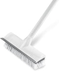 BOOMJOY Floor Scrub Brush with Long Handle, 2 in 1 Scrape and Brush, Stiff by BOOMJOY
