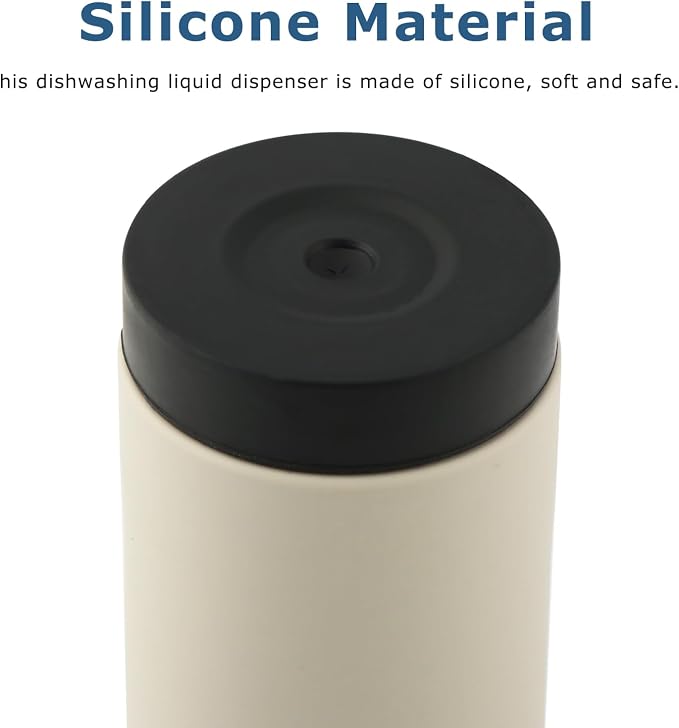 Dishwashing Soap Dispenser, Soft Silicone Dish Soap Squeeze Bottle, Leak-Proof - Image 5
