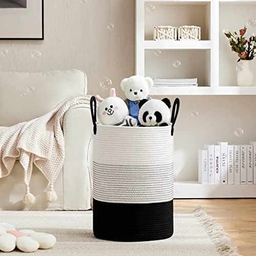 VIPOSCO 72L Tall Woven Laundry Basket Hamper - Image 2