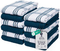 DAN RIVER Blue Opal Kitchen Towels, 12 Pack, 16x26 Inc Absorbent Dish Towels by DanRiver