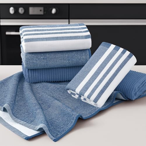 Homaxy Cotton 380 GSM Premium Kitchen Towels, 3 Pack - Image 5