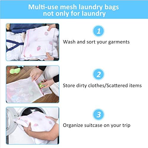 GOGOODA Mesh Laundry Bags for Delicates Durable Protective Wash Bags - Image 8