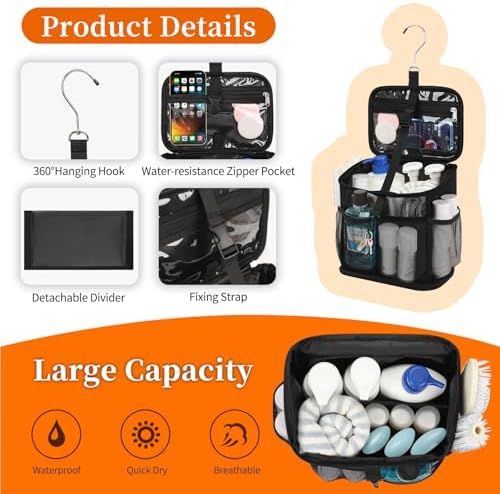 CUBETASTIC Shower Caddy Portable Mesh Shower Tote - Image 5