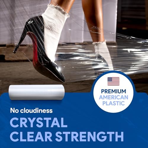 International Plastics Co. 18" Plastic Stretch Film Wrap 1200 feet 500% Stretch - Image 6