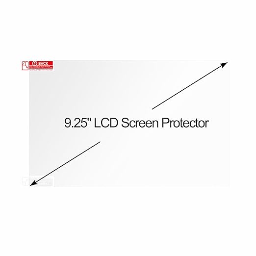 10PCS 9.25 inch LCD Screen Protector Film: Scratch-Resistant High Light Transmittance Protective Films for LCD Resin 3D Printer Anycubic Photon Mono X 6K/ Photon M3 Plus