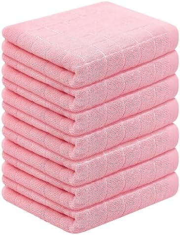Homaxy 100% Cotton Terry Kitchen Towels, 7 Pack by Homaxy