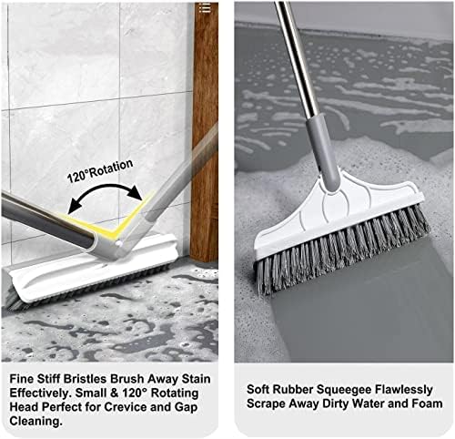 2 in 1 Cleaning Scrub Brush Grout Brush Scrape Floor Scrub Brush - Image 2