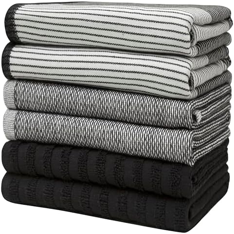 Premium Kitchen Towels 6 Pack 100% Cotton - Image 6