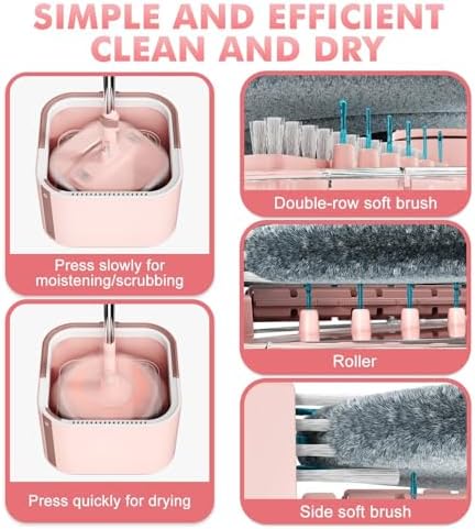 Upgraded Spin Mop and Bucket System Set, Self Separate Clean and Dirty Water - Image 2