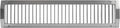 Repa Market 25" x 5" Inch Air Grille for Round Spiral Ducts - Adjustable Single Louvre Blade - Galvanized Ventilation Cover - Side Fit Round Surface Canal Ducting from 9.84" to 35.43" Inches