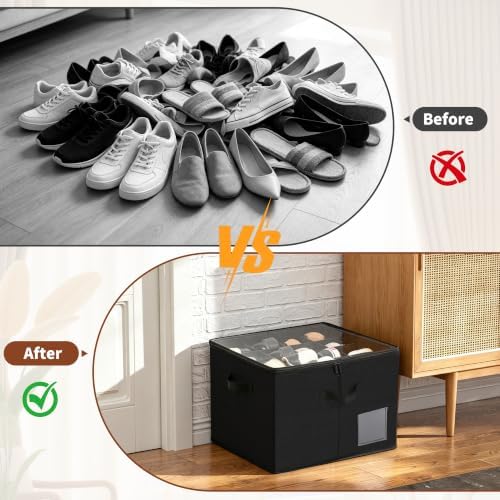 Shoe Organizer for Closet, Foldable Box - Image 5