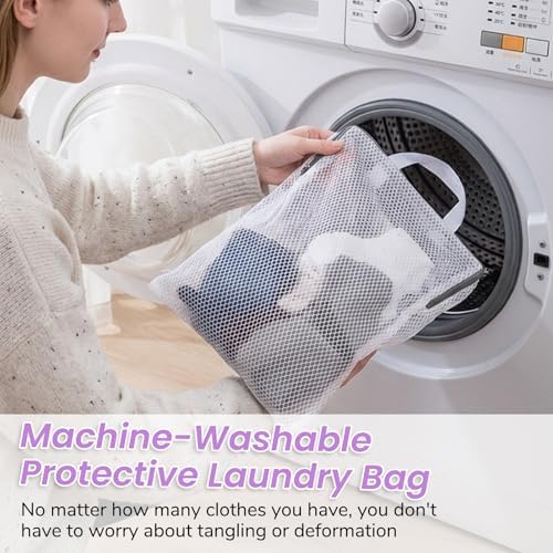 4 Pcs Hanging Mesh Laundry Bags - Image 5