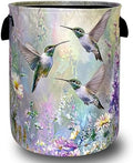 Beautiful Hummingbird Laundry Basket Oxford Cloth Hamper 18.9"x16.5" by Unknown