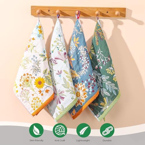 100% Cotton Botanical Kitchen Fall Dish Towels - Image 3