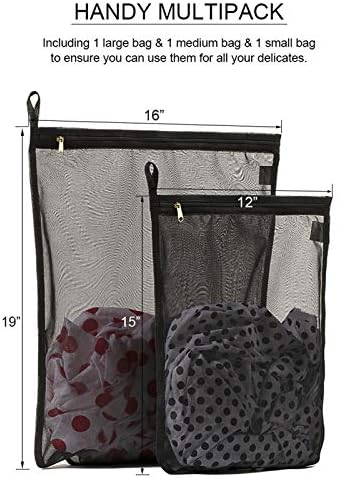 TENRAI Delicates Laundry Bags, Bra Fine Mesh Wash Bag - Image 2