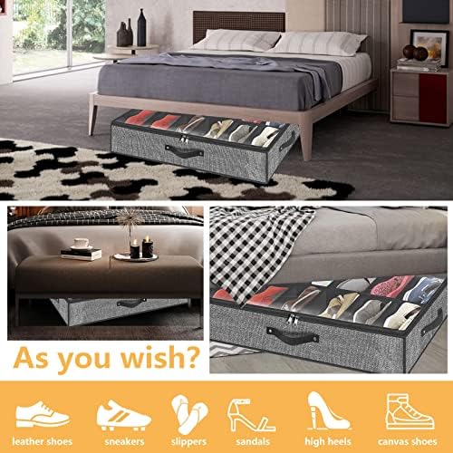 homyfort Under Bed Shoe Storage Organizer - Image 6