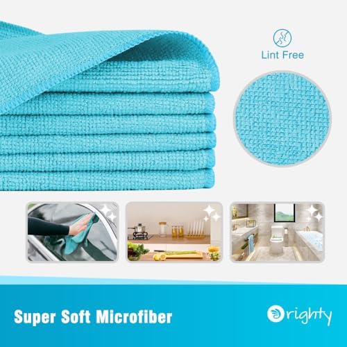 Orighty Microfiber Cleaning Cloth, Cleaning Rags, 12 Pack, 12x11 in - Image 2