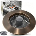 Anlige Kitchen Sink Drain Strainer, 3 in 1 Pop Up Kitchen Sink Stopper by Anlige