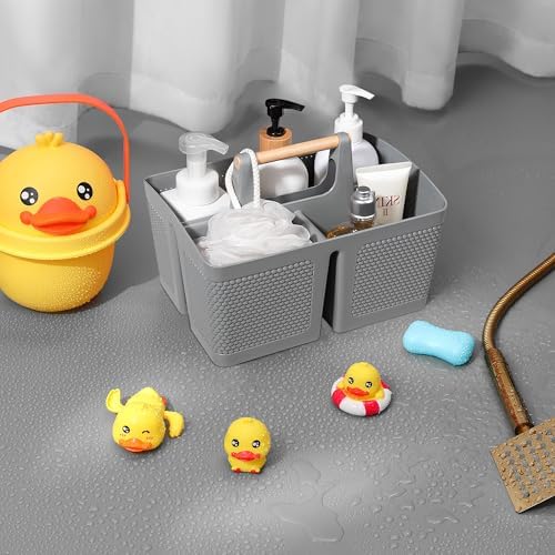 rejomiik Portable Shower Caddy Basket Plastic Cleaning Caddy Organizer Storage - Image 7