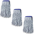 Kleen Handler Cut End Finish Mop Head Replacement, Universal Headband by BisonLife