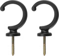 uxcell 2Pcs Curtain Holdback, Aluminum Alloy Wall Mounted Curtain Holders by uxcell