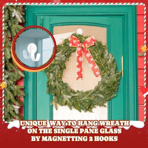 Magnetic Wreath Hanger for Metal Front Door - Image 5