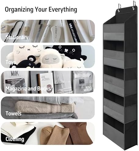 TYMENSH Black Over Door Organizer - Image 5