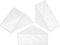 uxcell 20Pcs Plastic Corner Protectors 30x67mm Right Angle Shape Glass Corner Guards Cushion for Corner Protection of Glass, Mirror, Tile, White