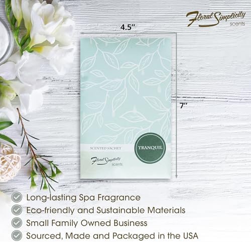 Tranquil Scented Sachets Pack of 6, Everyday - Image 3