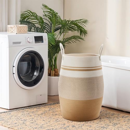 105L Extra Large Woven Laundry Hamper Basket - Image 6