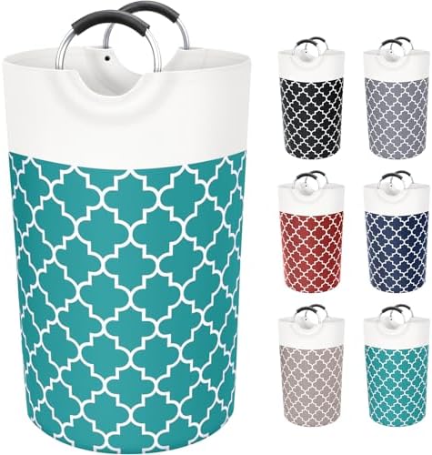 Large Laundry Basket, 82L Tall Collapsible Hamper by Fabspace