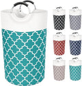 Large Laundry Basket, 82L Tall Collapsible Hamper by Fabspace
