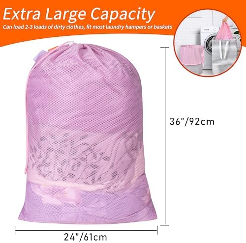 Polecasa Heavy Duty Diamond Mesh Laundry Bag - Image 3