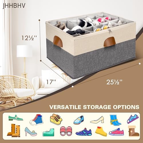 2 Pack Shoe Organizer for Closet - Image 6