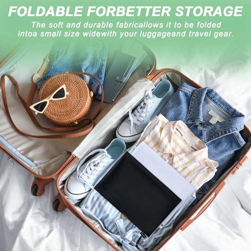 1 Pack Mesh Travel Laundry Bag 28" x 40"Extra Large Dirty Clothes Organizer - Image 7