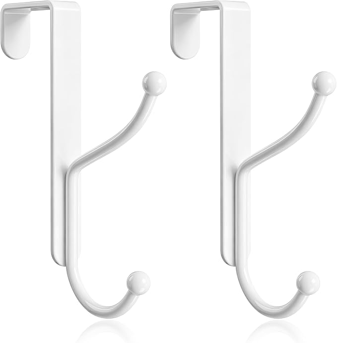 niffgaff Over Door Hook 2-Pack, Heavy Duty Door Hanger, Fits Interior Doors 1.4 by niffgaff