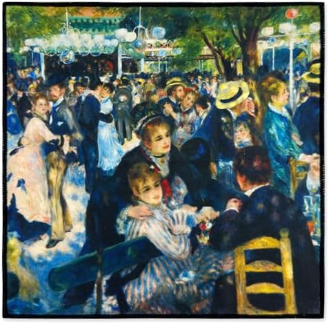 Large Microfiber Cleaning Cloths – Classic Art “Dance at Le Moulin de la - Image 3
