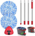 JEHONN Spin Mop Replacement Heads, Handle by JEHONN