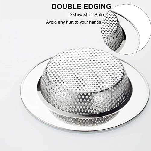 LASSHSWA Kitchen Sink Strainer Stainless Steel, Kitchen Sink Drain - Image 3