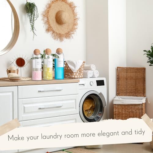 3 Pcs 50.7 oz Glass Laundry Detergent Dispenser - Image 4