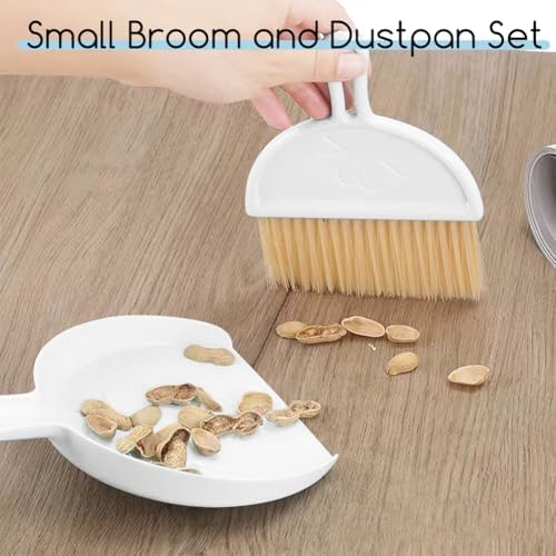 Mini Dust Pan with Broom Set, Small Dustpan and Brush Set, Hand Broom and Dust - Image 5
