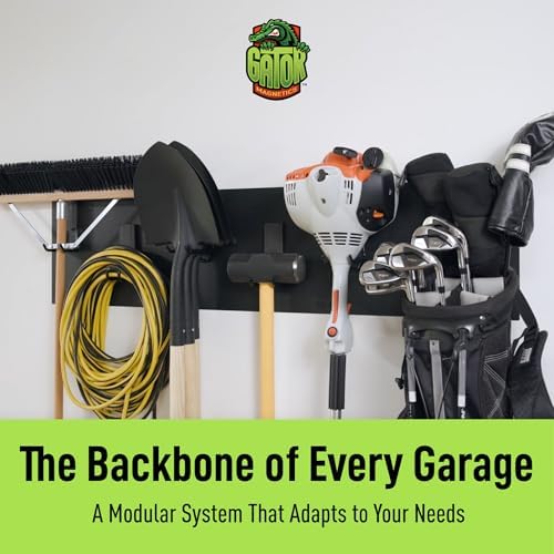 GATOR MAGNETICS Wall Kit: 3 Panels, 6 Magnetic Hooks – Garage Organizer - Image 2