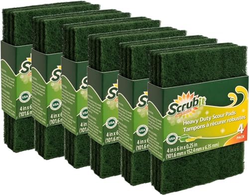 Scouring Pads - Heavy Duty Household Cleaning Scrubber - Reusable Scrubbing by SCRUBIT