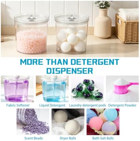 2Pc 108oz Laundry Room Organization and Storage Container - Image 7